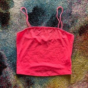 Hot pink Crop Top